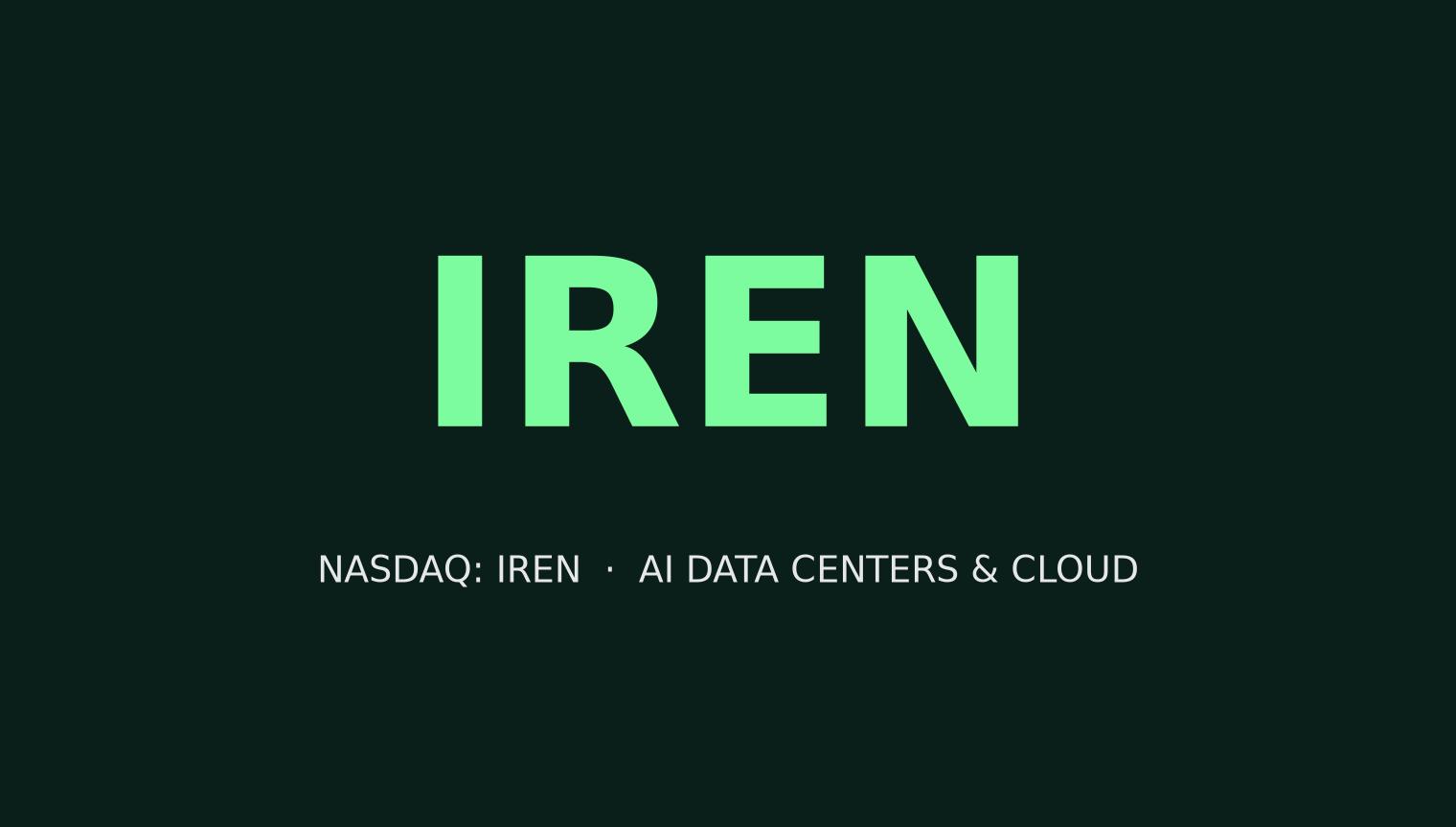IREN Stock Fades 4% Pop on Unconfirmed Anthropic Report